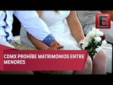 CDMX prohíbe matrimonios entre menores de edad