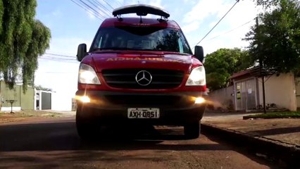 Homem é socorrido pelo Siate após sofrer convulsão