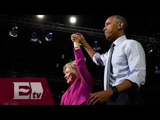 Clinton es la más calificada para ser presidenta, asegura Obama/ Hiram Hurtado