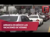 Vacacionistas saturan la autopista México-Cuernavaca