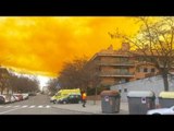 Explosión en España causa dos heridos y gran nube tóxica