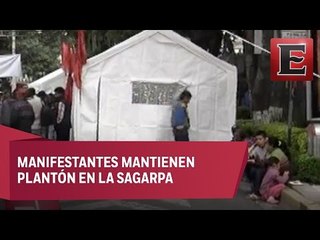 Campesinos cierran circulación en Eje 7 Sur