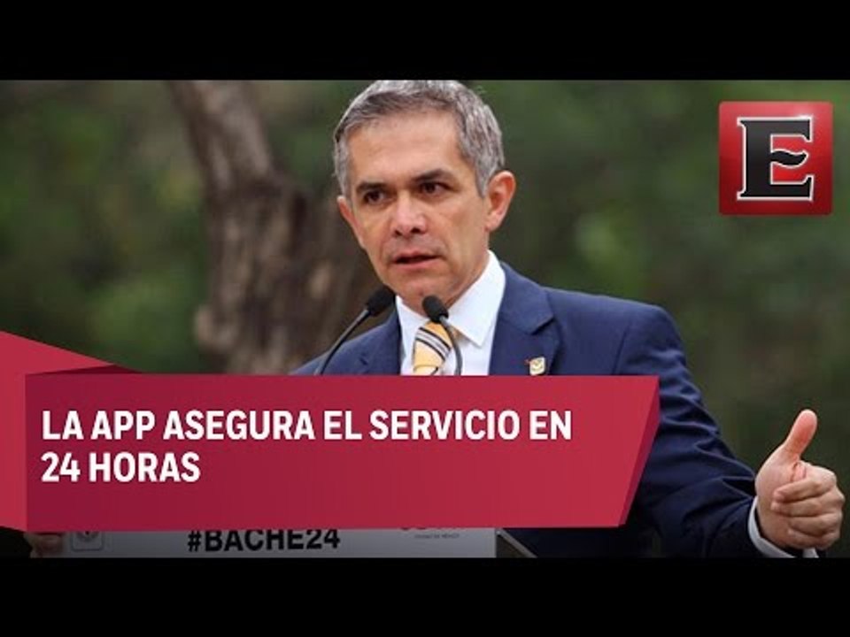 Mancera presenta aplicación Bache24