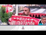 La gente protesta en el Senado para que los militares no estén en las calles | Sale el Sol