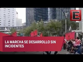 FPFV marcha por las calles de la Ciudad de México