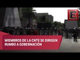 Policías capitalinos cierran circulación rumbo Zócalo por CNTE