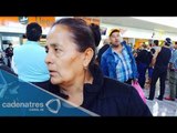 Mamá de mexicano asesinado llega a EU para recoger sus restos