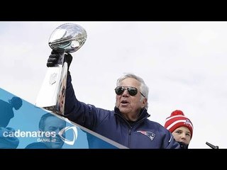 Patriotas festejan el campeonato de la NFL con su afición
