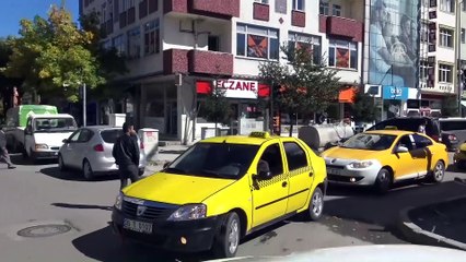 Taksicilerden terör saldırısına tepki - KARS