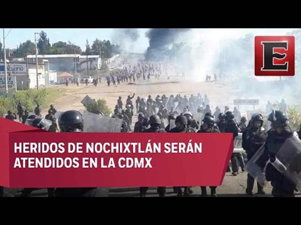 Trasladan a víctimas de Nochixtlán a México