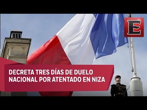 Francia decreta tres días de duelo nacional por atentado