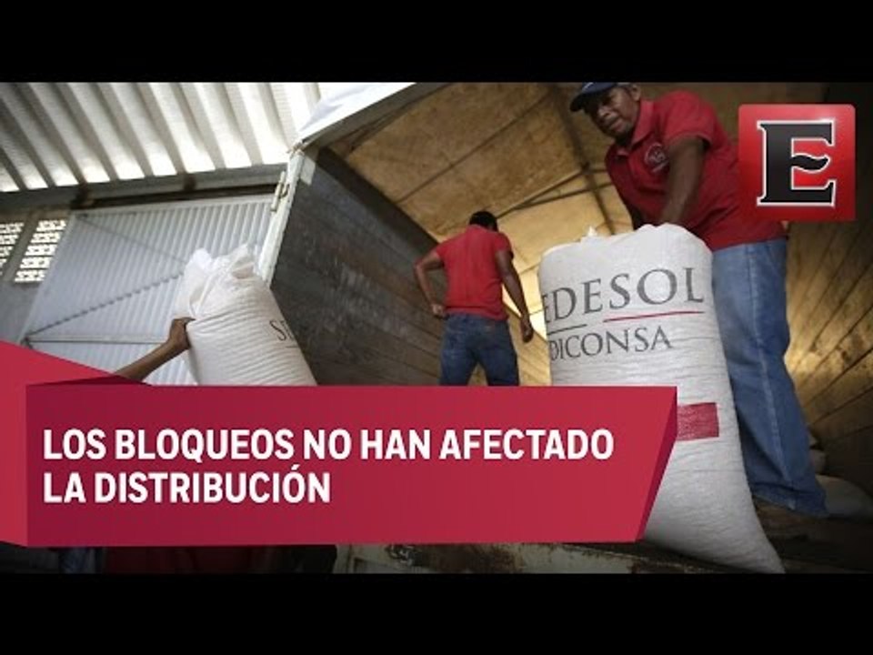Garantiza Sedesol abasto de alimentos en Oaxaca y Chiapas