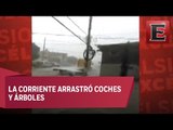 Fuerte lluvia en Puebla provoca severas inundaciones