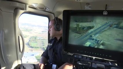 Hız Sınırını Aşan Sürücü Helikopterden Kaçamadı