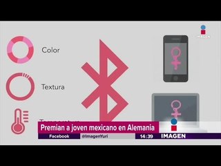 Joven mexicano reconocido en Alemania por un brasier | Noticias con Yuriria Sierra
