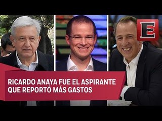 Los candidatos a la Presidencia gastaron 99 mdp en precampaña