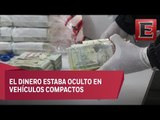 Detienen en Querétaro a 4 personas que poseían un millón de dólares