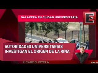 Reportan dos heridos de bala en CU