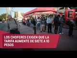 Paro en el transporte público de Jalisco afecta a miles de usuarios