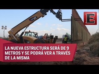 Refuerzan valla fronteriza entre Mexicali y Calexico