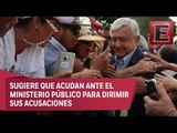 López Obrador llama a Meade y a Anaya a no desestabilizar al país con sus confrontaciones