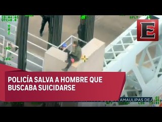 Departamento de policía evita suicidio de un hombre en NY