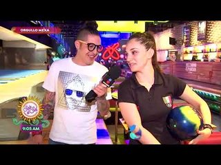 ¡Sajid se fue a retar a la campeona mexicana de boliche! | Sale el Sol