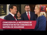 Peña Nieto se reúne en Los Pinos con la titular de Seguridad Interna de EU