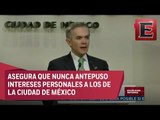 Conferencia de prensa de Miguel Ángel Mancera