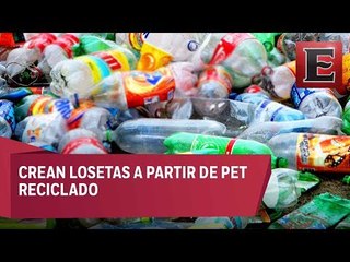 Mediante PET reciclado poblanos desarrollan losetas