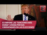 Gobierno de Trump anuncia sanciones contra ciudadanos rusos