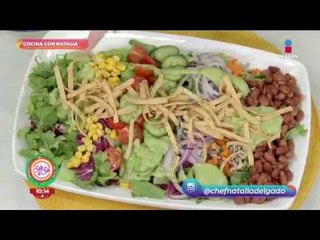 Cocina vegana: Ensalada mexicana con aderezo de aguacate y cilantro | Sale el Sol