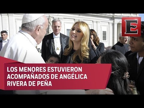 Niños mexicanos enfermos visitan al papa Francisco en El Vaticano