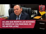 Responsabilidad del gobierno garantizar seguridad en el país, afirma Jesús Zambrano