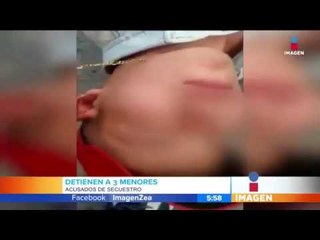 Menores de edad tenían secuestrada a una mujer