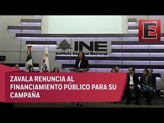 Margarita Zavala se registra como candidata a la Presidecia