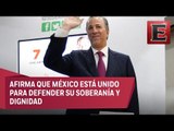 Meade respalda postura de Peña Nieto con respecto a amenazas de Trump