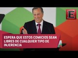 Preocupa a Meade injerencia extranjera y del narco en elecciones