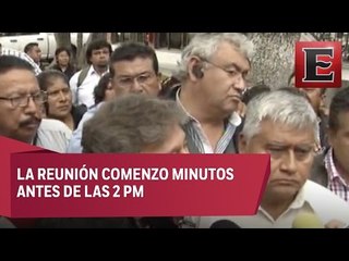 Segob y CNTE retoman mesas de negociación