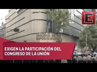 Integrantes de la CNTE marchan nuevamente sobre Paseo de la Reforma