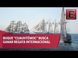 Tripulación de buque  'Cuauhtémoc' busca ganar regata