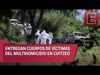 Entregan cuerpos de víctimas del multihomicidio en Cuitzeo