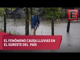 Tormenta tropical Earl llega a México tras su paso por Guatemala