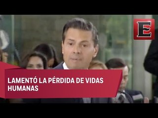 EPN se solidariza con los afectados por la Tormenta Earl