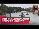 Seis muertos por inundaciones en Louisiana