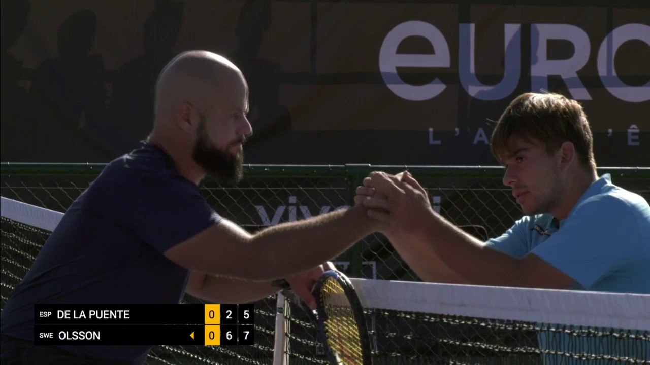 Day 3: Men's Singles: De La Puente (ESP) vs Olsson (SWE)