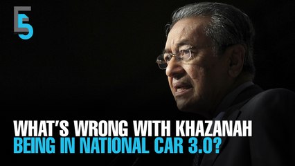 EVENING 5:  Khazanah “not government”, says Dr M