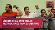 Líderes de la CNTE recién liberados violan restricciones de la PGR