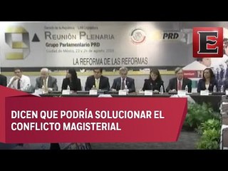 PRD trabaja en contra reforma educativa