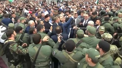 Διαμαρτυρίες για τη συμφωνία Ιγκουσετίας-Τσετσενίας